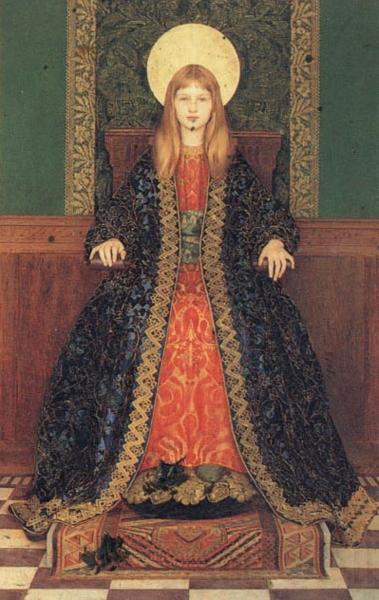 Thomas Cooper Gotch The Child Enthroned
